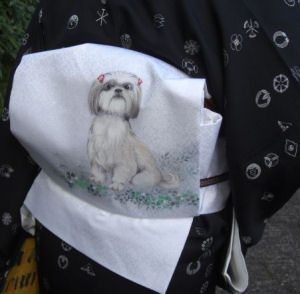 ワンちゃんの帯