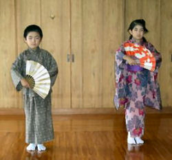 単衣のキモノ