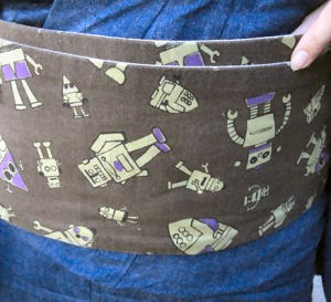 ロボット柄の帯