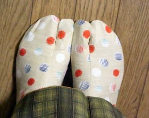 水玉足袋