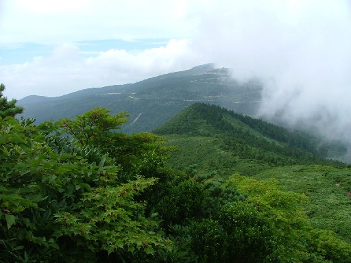 060820杉ケ峰から蔵王山頂方面