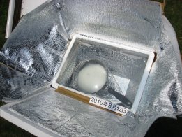2010.8.22熱箱型ソーラークッカー