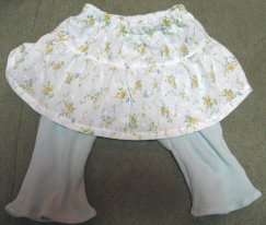 2007.6.11スカート付きモンキーパンツ