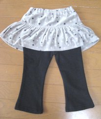2006.10.29スカートつきパンツ８０