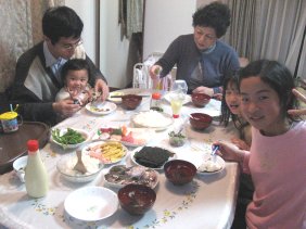 2007.3.2手巻き寿司♪