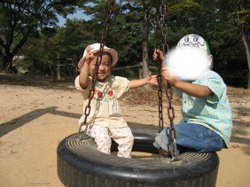 2006.10.13タイヤブランコ