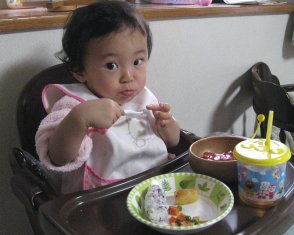 2006.11.29みいちゃん朝食風景