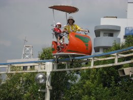 2007.8.23スカイサイクル（ママ＆みい）