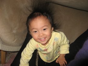 2007.1.24みいちゃん髪逆立ってます