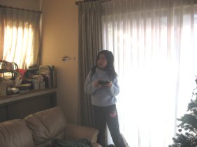 2006.12.25ハニービー操作中のひかちゃん