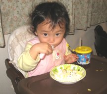 2007.3.17ケーキ食べるみいちゃん