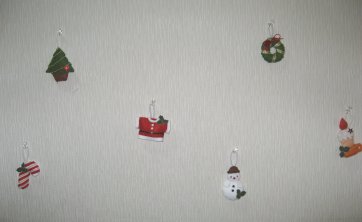 2006.12.6玄関のクリスマス飾りたち