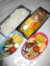 2009.4.23パパ、みい、きらお弁当