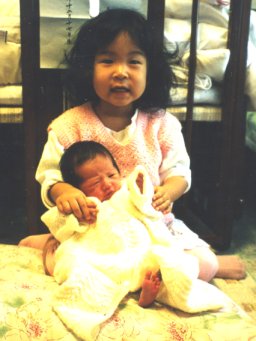 oldphoto.昔のひかちゃんとちいちゃん