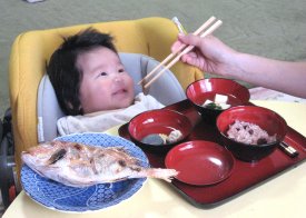 2007.5.13お食い初め、その４