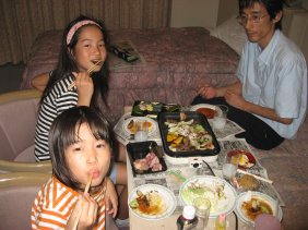 2006.9.16コテージで焼肉