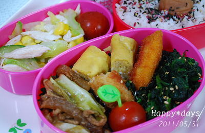 2011年5月31日のお弁当