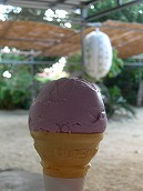 べにいもアイスクリーム