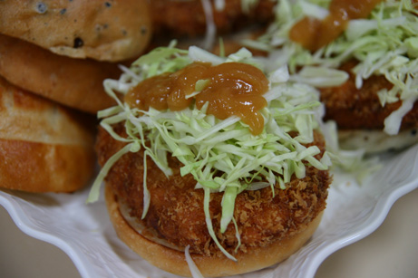 ちゃんちゃん風鮭メンチ