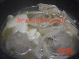 つみれ団子の中華スープ