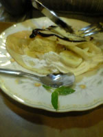 バナナクレープ