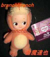 キューピー×ピンクパンサー　マスコット全４種　ローズオニール　オレンジ