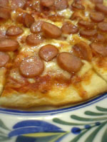 ソーセージピザ