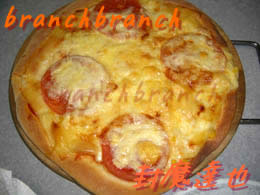 2007年クリスマスの手作りトマトピッツァ