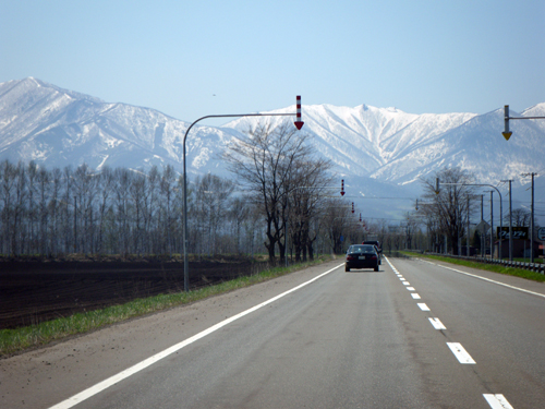 帯広を抜けて