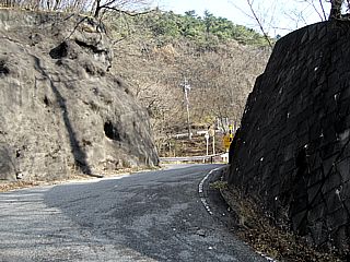 大胡赤城線　赤城温泉との分岐