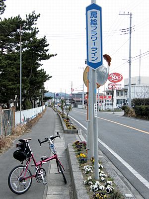 房総フラワーライン　瀬戸浜付近