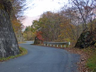 大血川林道　北上へ