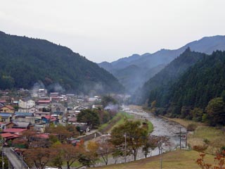 さわらびの湯からの眺め