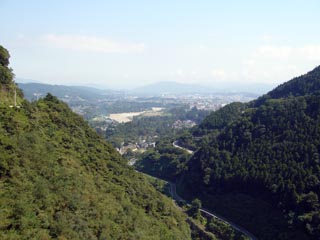 浦山ダムよりの眺望