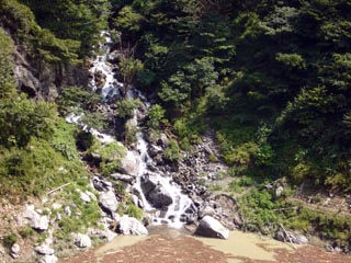 秩父さくら湖東岸の沢