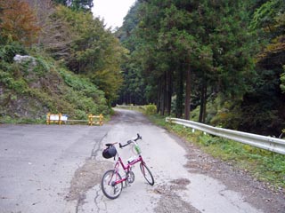 広河原逆川林道開始点