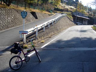 前大血川林道起点