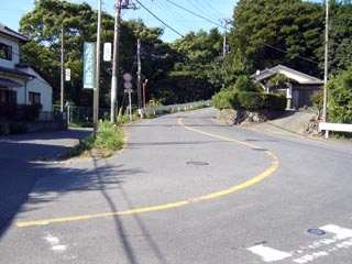 レベ山坂へ