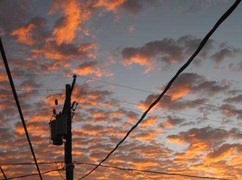 '08.10 sunset clouds