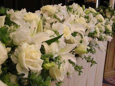 メインテーブル