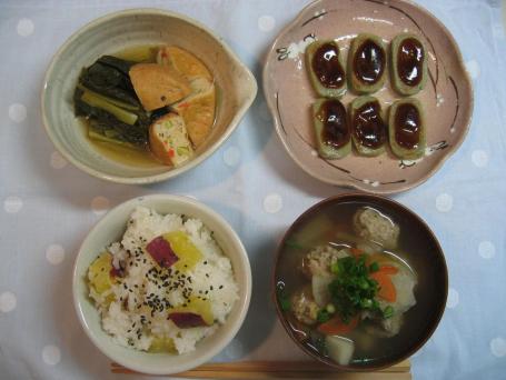 秋ご飯だねぇ～