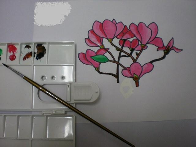四季の花の切り絵 モクレン Aki坊のブログ 楽天ブログ