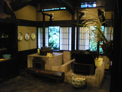 旅館内の風景