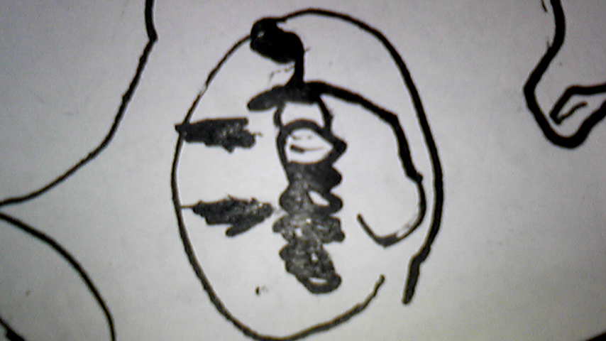 サル３号画伯作２