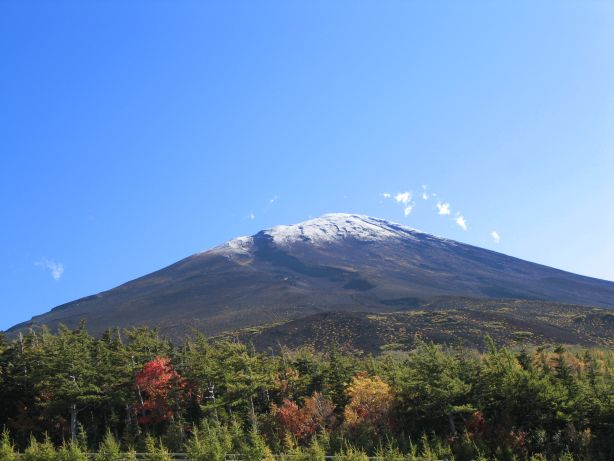 ５合目から見た山頂