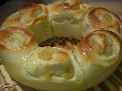 アップルリング　hirasolの手作りパン♪