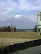 御殿場市内から富士山