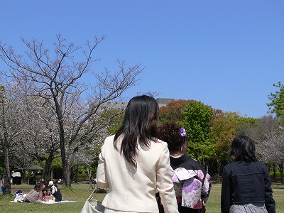 公園にて