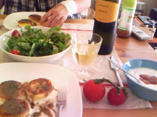 イタリアンでワインを