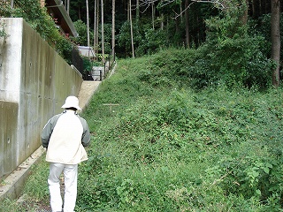 真の登山口